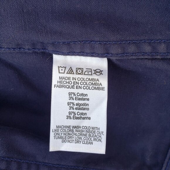 Michael Kors cropped jean jacket, navy blue size M - Picture 6 of 6